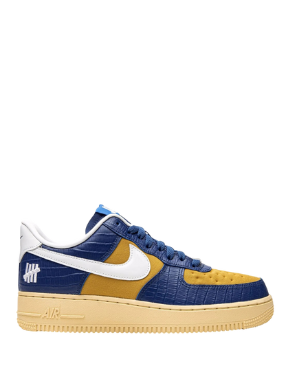 Air Force 1 & UNDEFEATED 'Blue Yellow Crocs' side